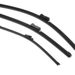 X AUTOHAUX 3 Pcs Front Rear Windscreen Wiper Blades Set for Seat Ibiza Coupe 3-Door 6J 2012-2017 for Seat Ibaza Hatchback 5 Door 6J 2012-2017