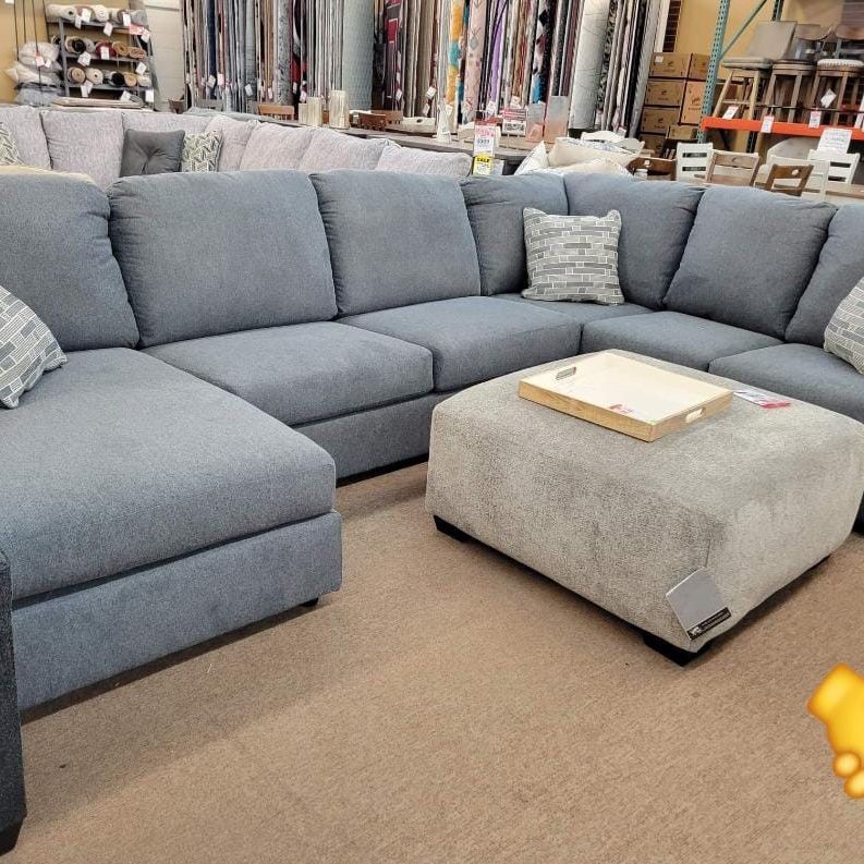 Edenfield Sectional Sofa Couch With OTTOMAN Finance and Delivery Available 