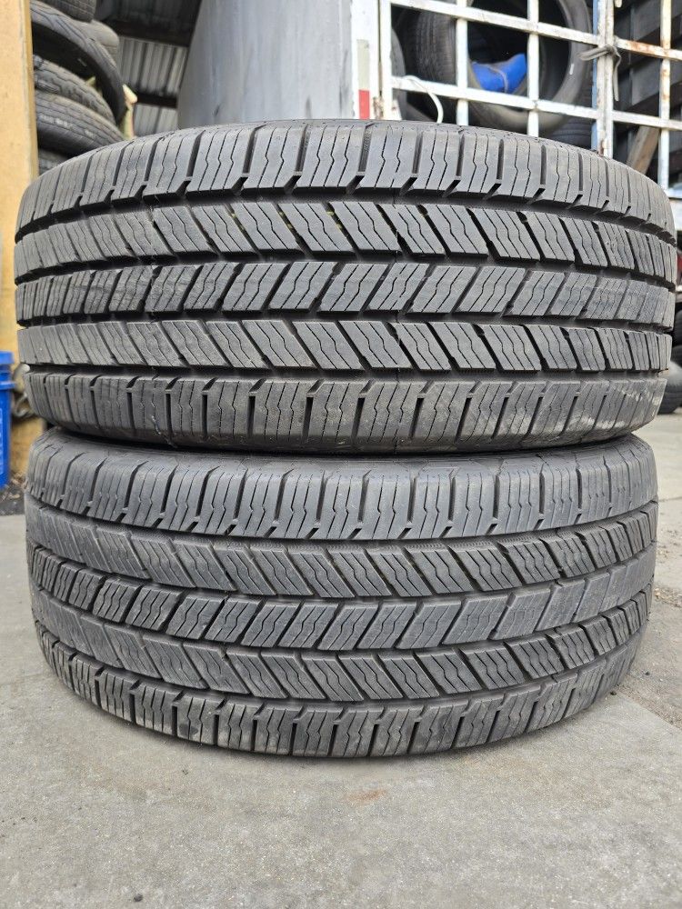 (2) 275 50 22 Continental Tires 