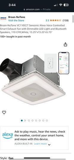 Broan Smart Exhaust Fan