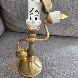 Disney Parks  Beauty and the Beast 8"  Light-Up Lumiere Candlestick Figure
