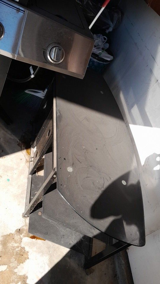 Glass TV Stand