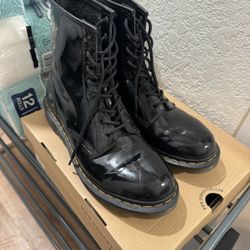 Dr. Martens 1460 Women's Combat Boots - Black, US 11