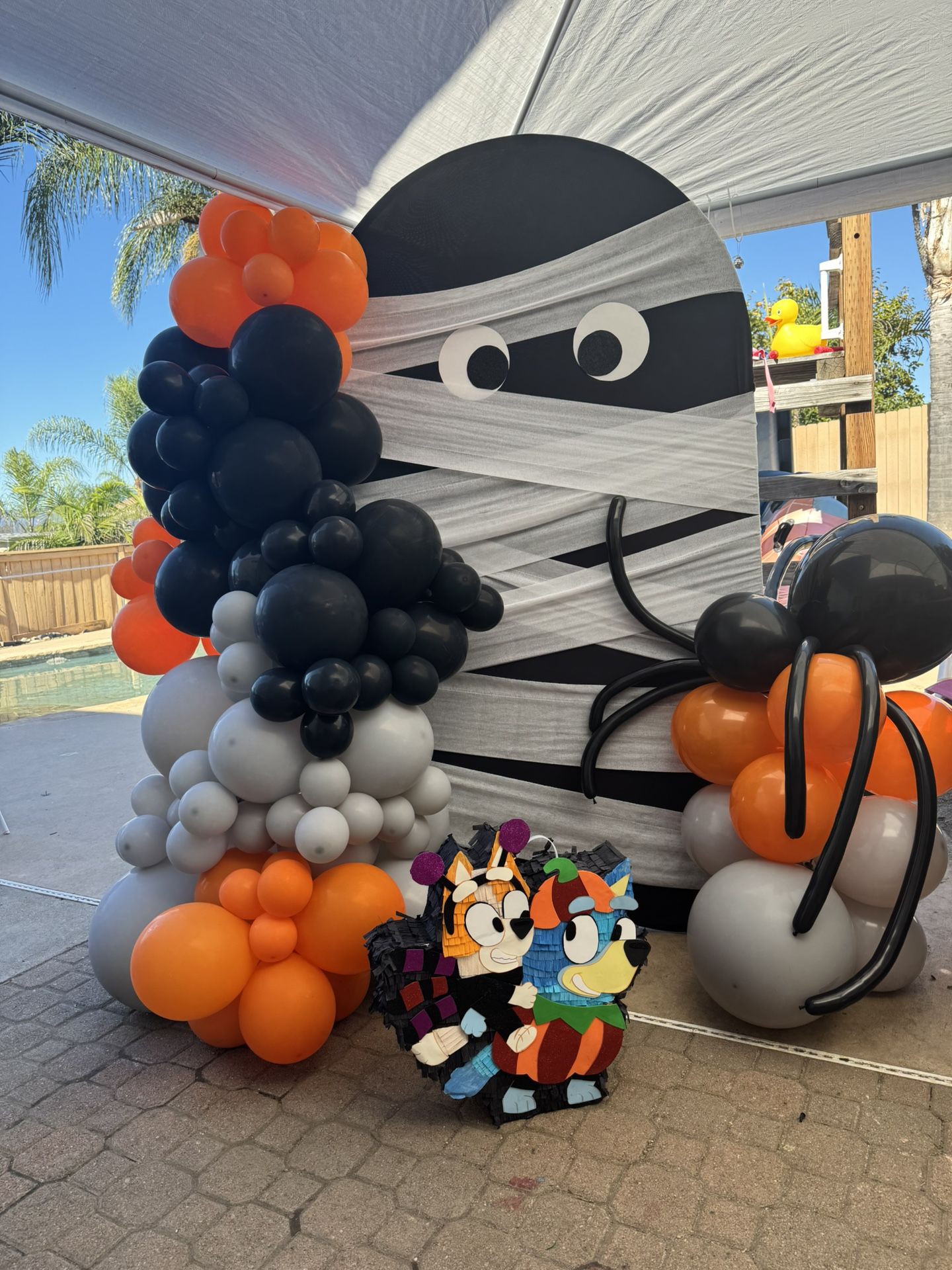 Spooky Balloon & Back Drop 