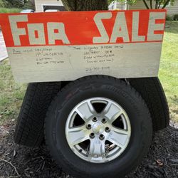 GMC/CHEVY Pickup Truck Rims&Tires Nearly NEW