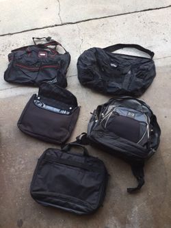 Assorted - Duffle Bags, Backpack, Laptop Bag.