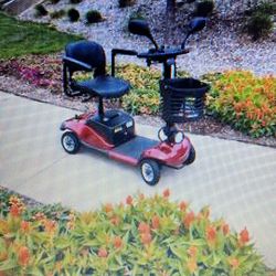 Adults Brand New Mobility Scooter With Light, Mirrors And Long Range Battery Upgrade 