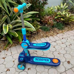 3-wheel Scooter With Sound And Light