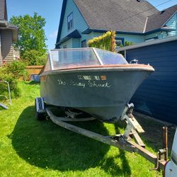 1958 16 Ft Skagit Runabout 