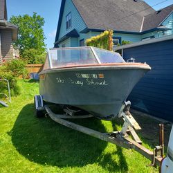 1958 16 Ft Skagit Runabout 