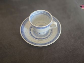 Mini cup and saucer set