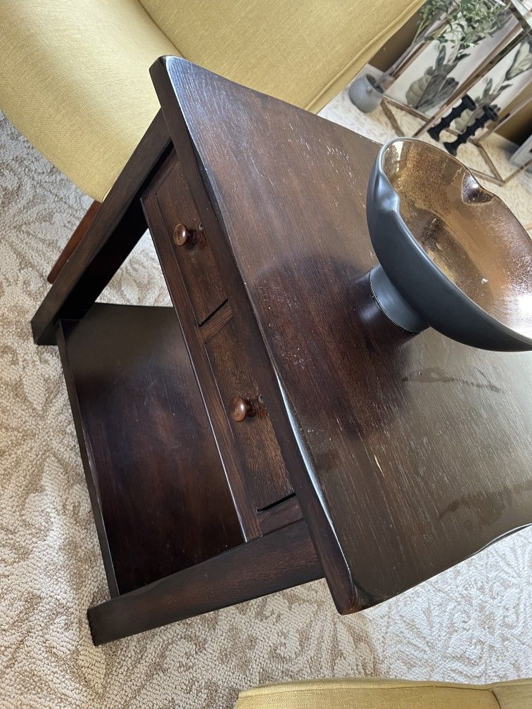 Wooden End Table