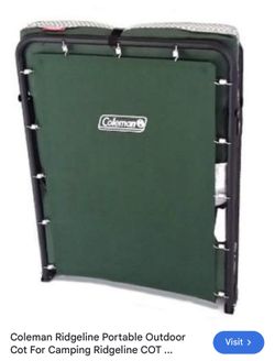 Coleman Ridgeline Folding Camping Cot – Like New
