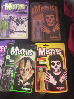 Misfits ReAction Figures Lot of 4