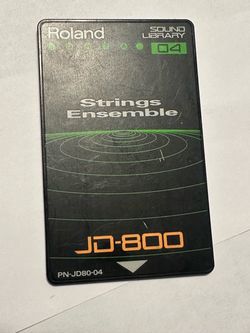 Roland JD 800 Sound Card JD80-04 string ensemble
