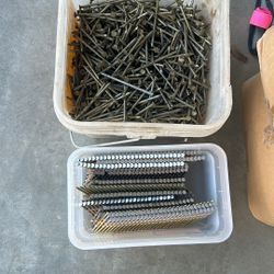 20.9 Ib -1/4”NAILS .and Exterior. Galvanized  7.9Ib