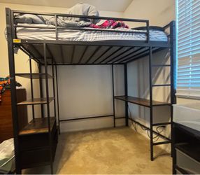 Twin size loft bed