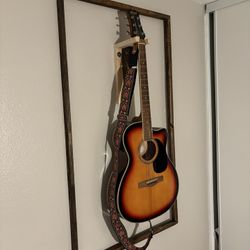 Custom Wooden Guitar Holder /Fram