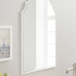 Kate and Laurel Leanna Glam Horizontal Wall Mirror,