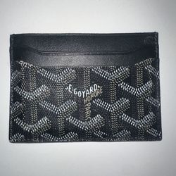  Goyard Saint Sulpice Black Card Holder