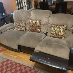 Sofa 3 Seater With Recliner