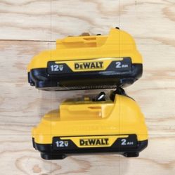 Dewalt 12v Batteries 2.0 Ah Brand New Price For Both 