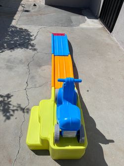Simplay3 deluxe expandable kids roller coaster ( resbaladilla con carrito)