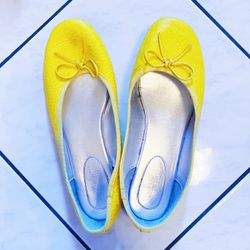 Yellow Faded Glory Flats