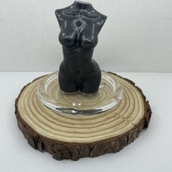 Resin Female Statue Trinket Dish.