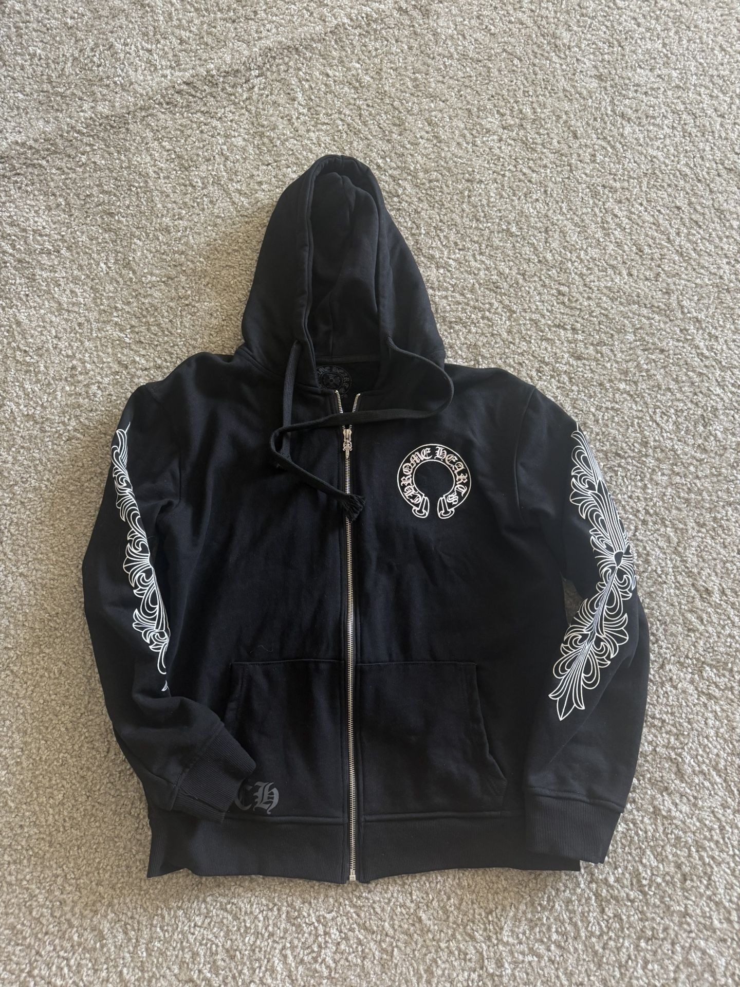 Chrome Hearts Zip Up Hoodie Jacket