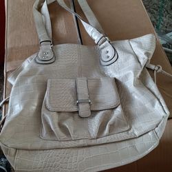 Nice Beige Purse Clean 