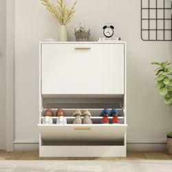 Shoe storage cabinet for entrance white $50 