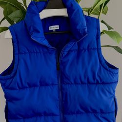 ✨ Calvin Klein Royal Blue Puffer Vest – Lightweight & Stylish Layer ✨