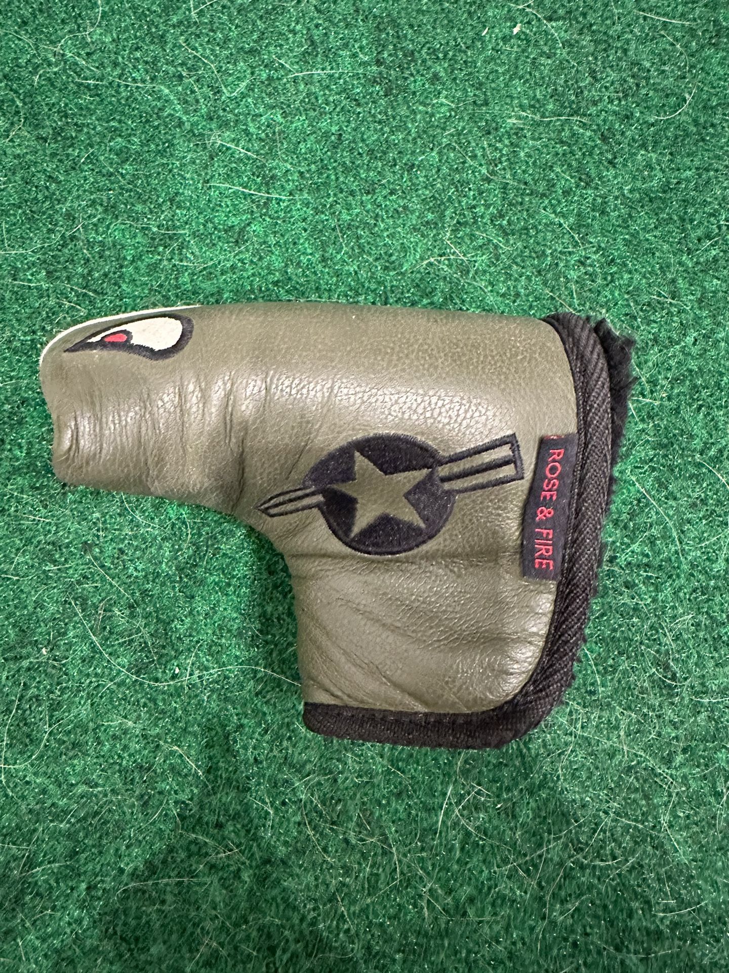 Mid Mallet Putter Headcover Rose & Fire