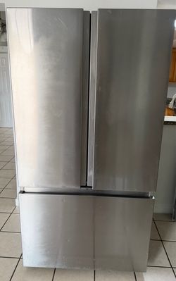 Hisense stainless-steel French-door refrigerator