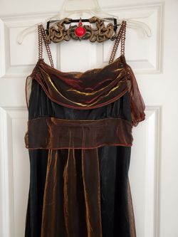Sorceress dress and head piece costume