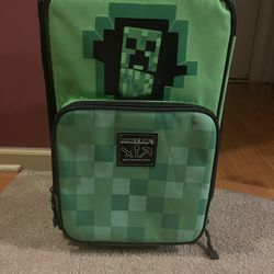 Minecraft little boys suitcase