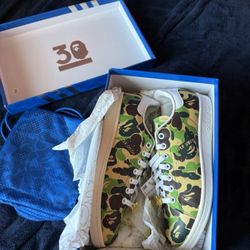 Adidas Stan Smith X Bape Men’s 8