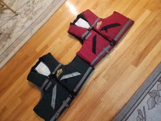 2 Adult PFD Life Jacket Floation Vest XL/XXL $20. EACH