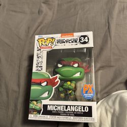 TMNT Michelangelo Funko Pop Red Mask