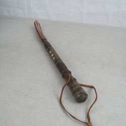 Genuine Leather & Wood Hand Crafted Horse Ridding Quirt


