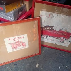 Vintage Firetruck Frame