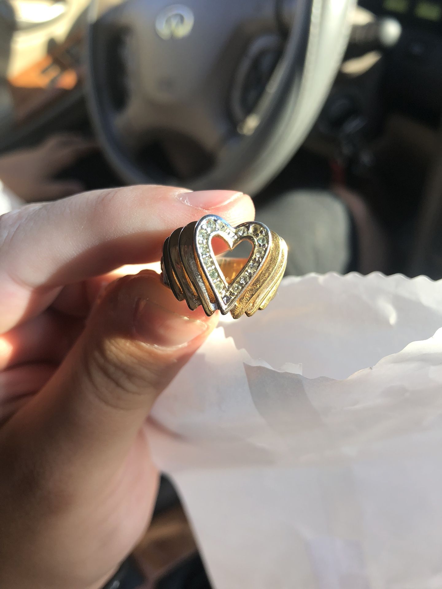 18kg E A Gold Diamond Ring