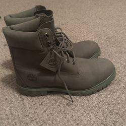 Timberland Forest Green Boots 