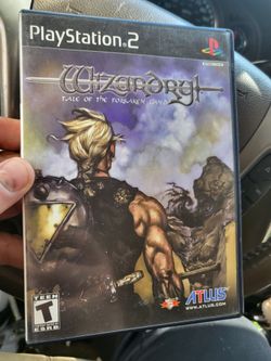 Playstation 2 Game 
Wizardry Tale of the Forsaken Land
Complete mint condition