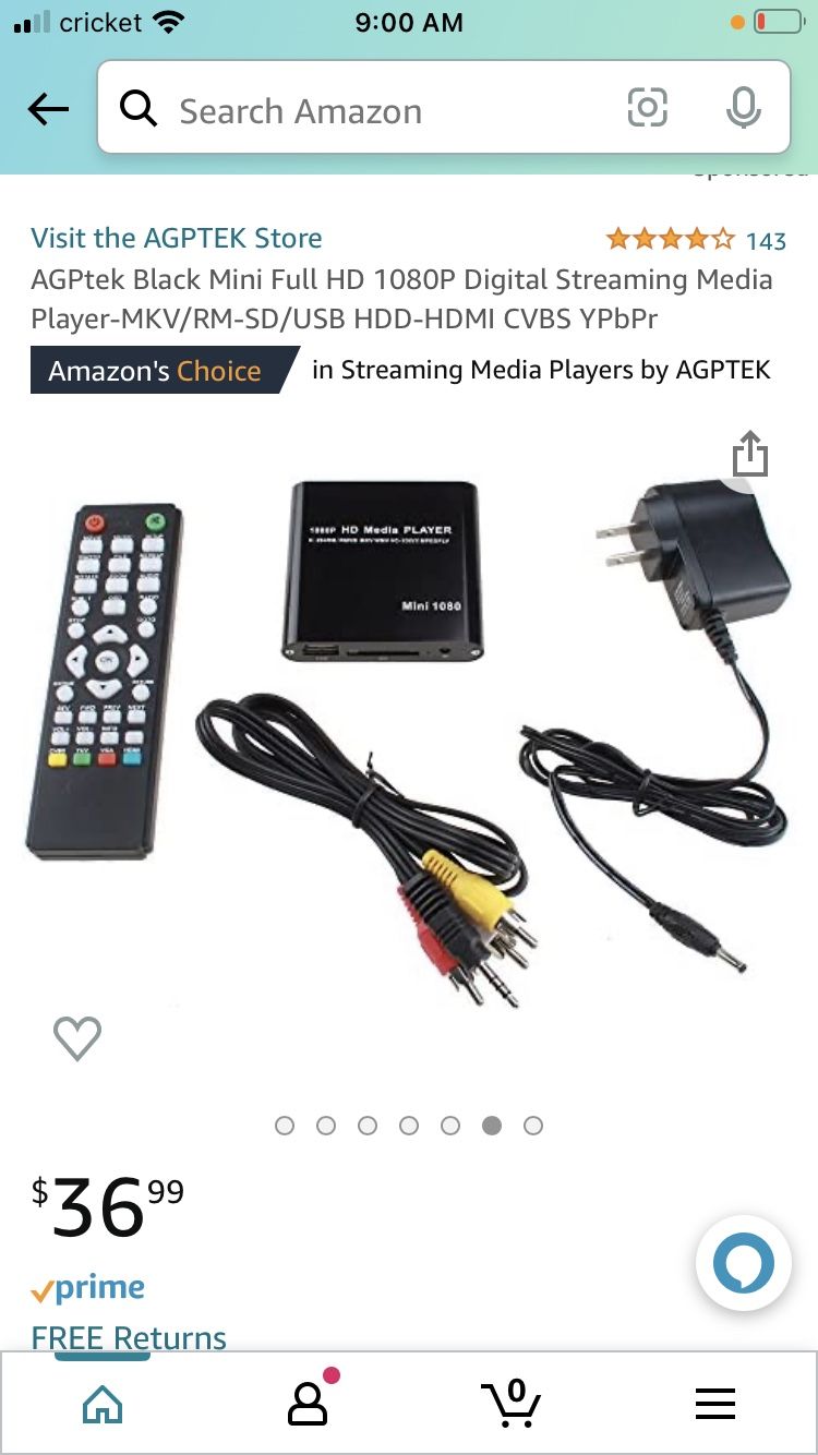 Mini streaming media player