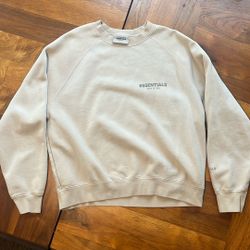 Fear of God Men's Tan and Cream Sweatshirt
