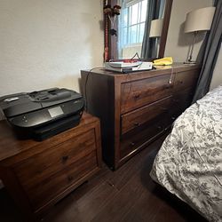 Dresser With Mirror And Nightstand