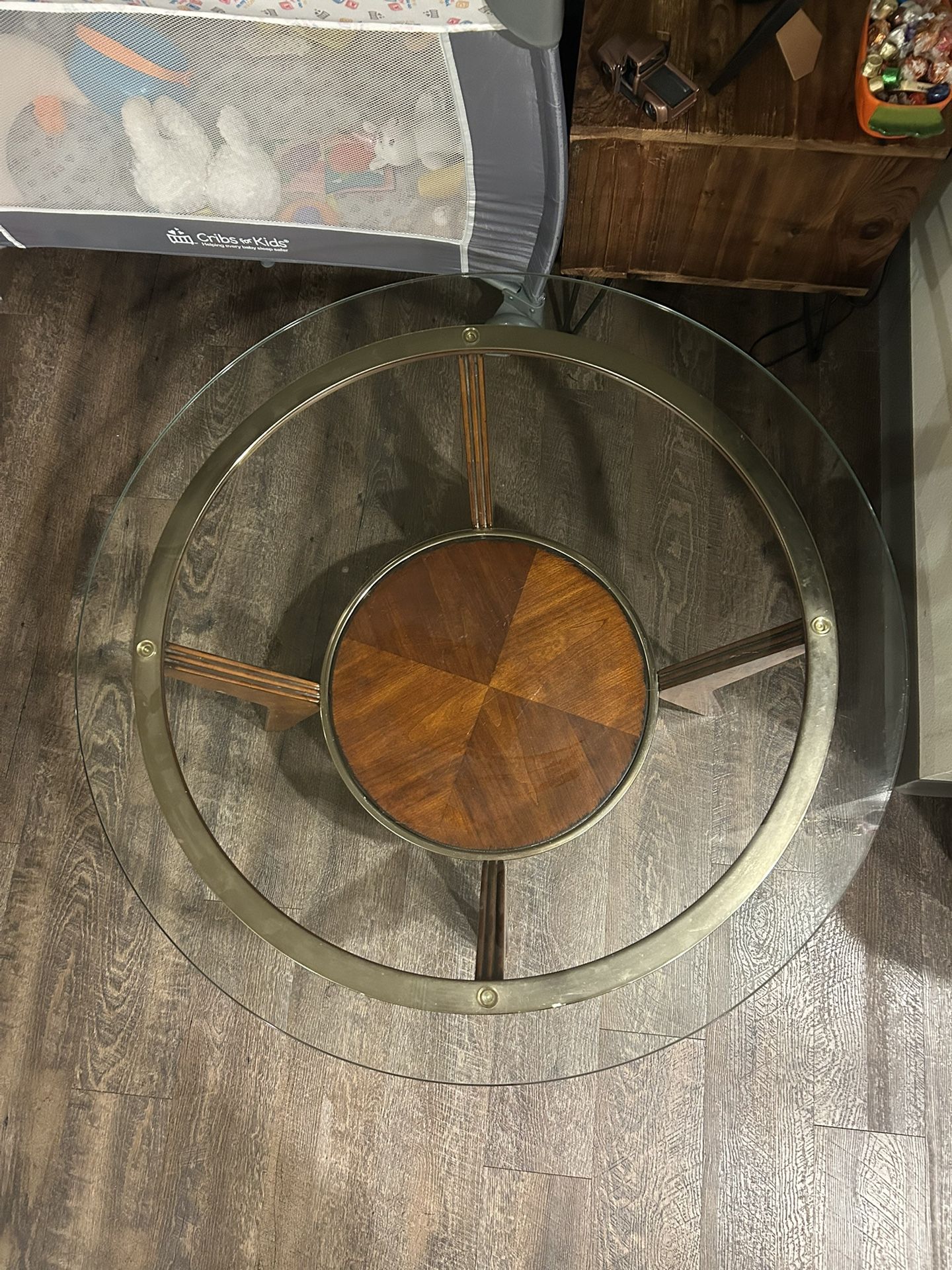 Round Glass Coffee Table