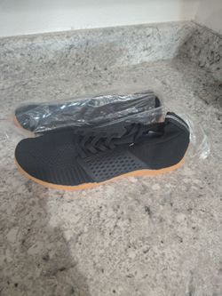 black sneakers